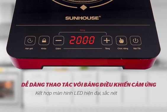 Bếp hồng ngoại Sunhouse SHD6014 điều khiển cảm ứng